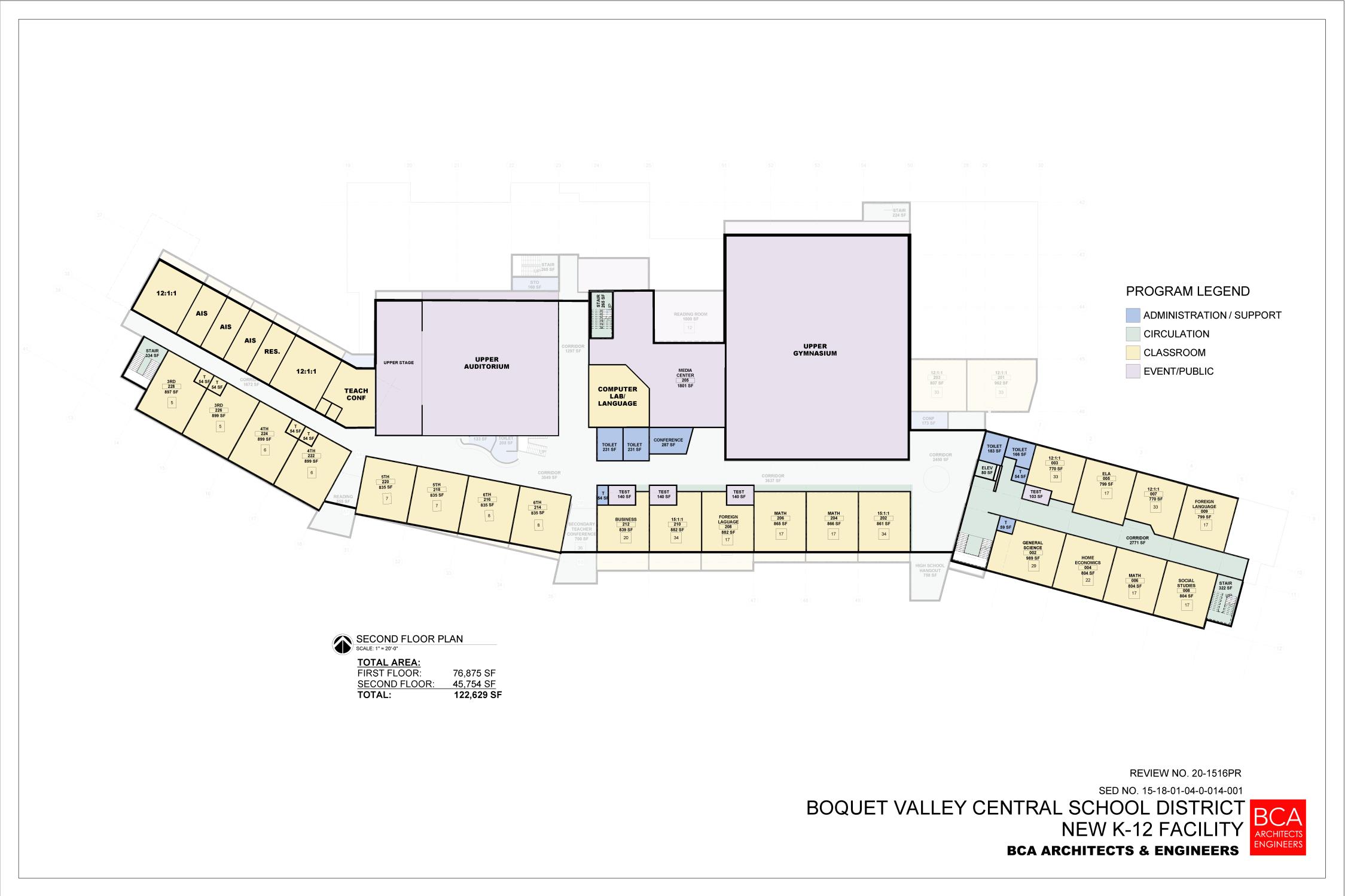 Image of the floor plans for the second floor. Image of the floor plans for the second floor.